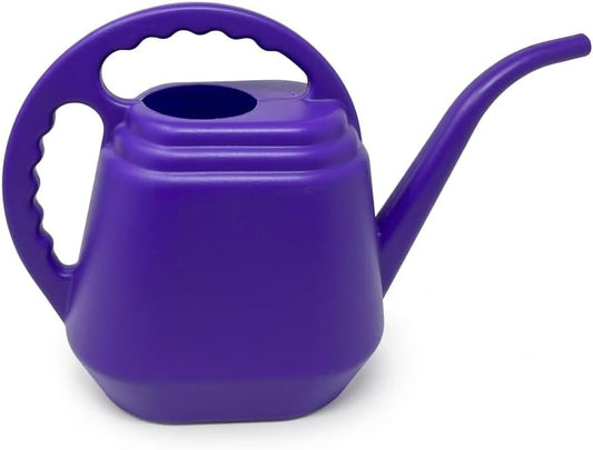 KP KOOL PRODUCTS One Gallon Purple Watering Can – Durable Plastic Indoor & Outdoor Plant Waterer – Lightweight Garden Tool with Easy Pour Spout – Ideal for Flowers, Herbs, Lawns & Houseplants – 1 Pack