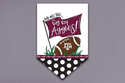 Magnolia Lane Collegiate Garden Flag (Texas A&M Cheer!)