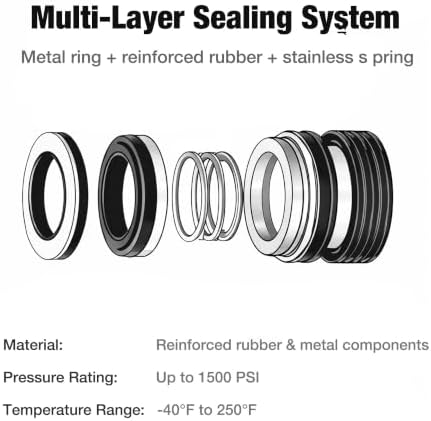 PS-200 5/8 in Pool Pump Shaft Seal, Replaces 354545
