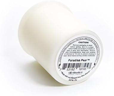 Paradise Pear Soy Votive Candles - Scented with Natural Fragrance Oils - 6 White Natural Votive Candle Refills - Fruit & Berry Collection - Image 4