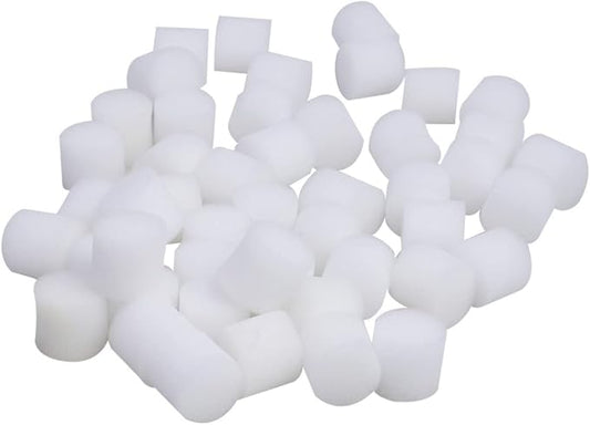 ORFOFE 200PCS Germination Gardening Tools Aquaponics Growing Sponge Plants Growing Accessories hydroponic Starter Cubes Planted Sponge Planting Sponge Foam White Tray Cylindrical