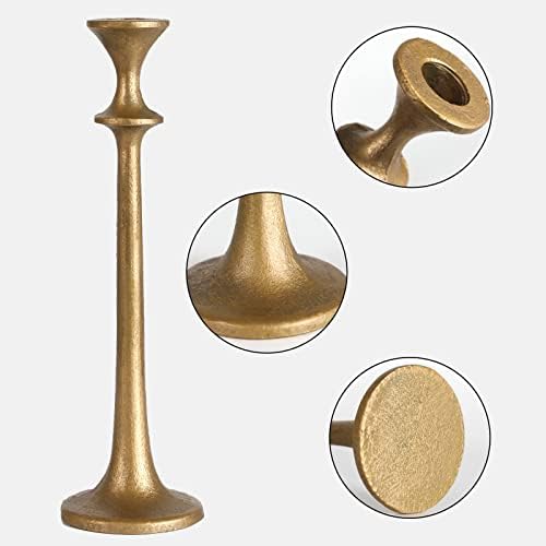 Iron Taper Candle Holder - Set of 3 Decorative Candle Stand - Image 4
