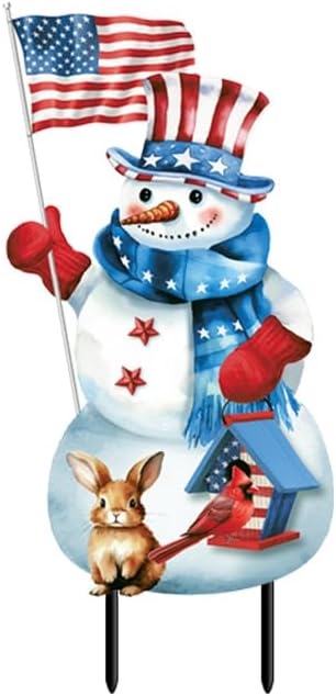 Briarwood Lane Winter Metal Art x American Snowman for Winter Metal Art