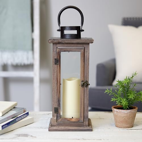 Koehler Home Decor Perfect Lodge Wooden Lantern - Image 5