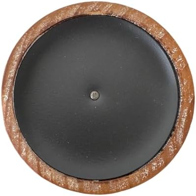 SOFE Wood Pillar Candle Holders 14 Inch Tall, Vintage Brown - Image 7