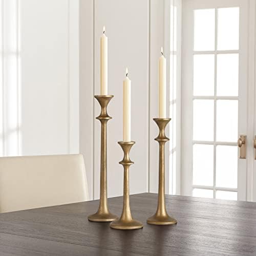 Iron Taper Candle Holder - Set of 3 Decorative Candle Stand - Image 5