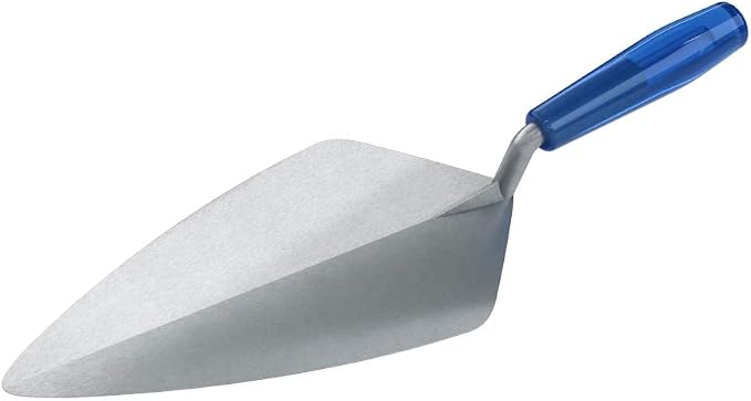 Bon 72-576 Brick Trowel Keystone Forged 12-inch Narrow London Plastic Handle