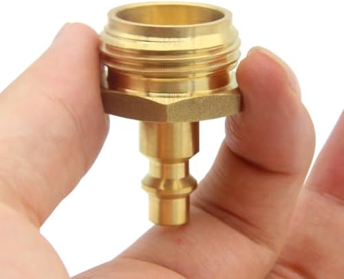 Hooshing 2PCS Winterize Blowout Adapter 1/4" Quick Connect to 3/4" GHT Male - Image 4