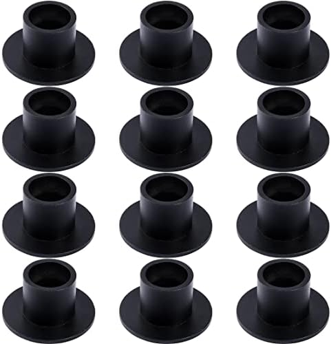 12PCS Matte Black Iron Taper Candle Holders, Standard Fit, Table Decor by Aglary