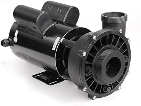 XtremepowerUS 2.0HP High Flow 230V Spa Hot Tub Pump 56 Frame Side Discharge Pump 2" Inlet Outlet Fitting Set Included Circulating Hot Tub 2-Speed