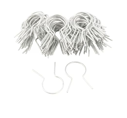EZ Twist 1 5/8" x 9 Gauge Preformed Galvanized Steel Fence Ties - (100 Pack)