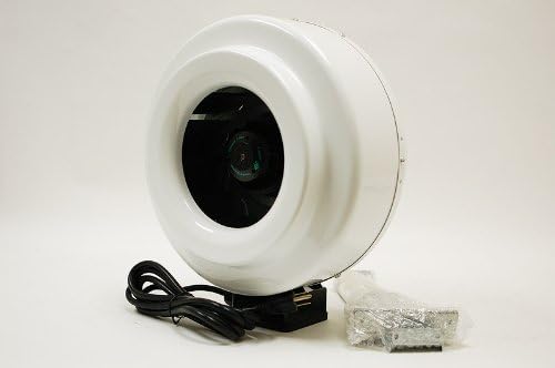 10" High Output 760 CFM in-line Duct Exhaust Fan for Air Scrubber Filter