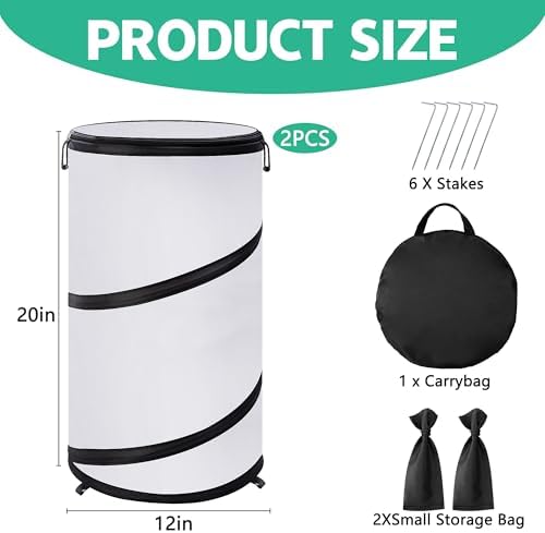 2 Pcs Pop Up Winter Frost Plant Cover, Garden Freeze Protection Tent - Image 2