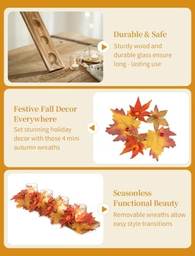 Romadedi Fall Table Centerpiece, Thanksgiving Decor, 15.7 in - Image 5