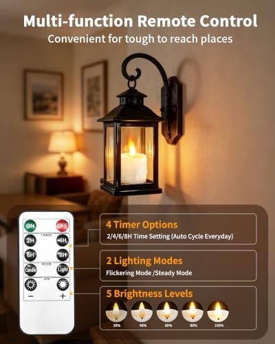12 Pack Small Rechargeable Flameless Candles with Remote Timer - Image 5