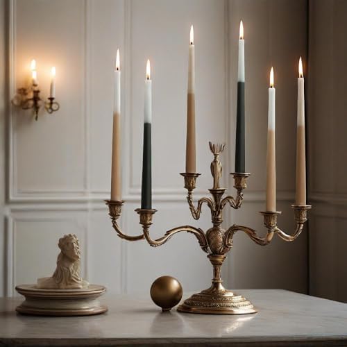 6 PCS Scented Taper Candlesticks 10 Inch Bluebell Scented Candle Aromatherapy Candles Gift Set Gradient Colored Candles for Home Decor Kitchen Decor Wedding Decorations - Image 6