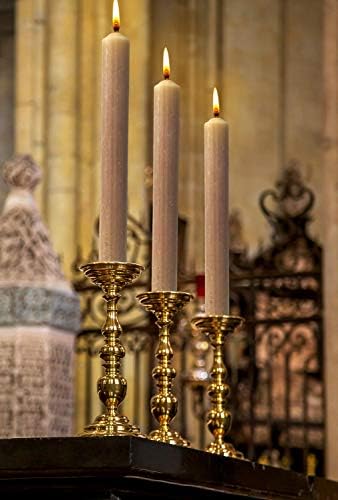 Hyoola 10 Inch Dinner Candles - 12 Pack - Sahara Tall Unscented Rustic Long Burning Candle Sticks - Image 6