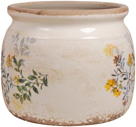 Ceramic Pots for Plants, Cottage Rustic Clay Flower Pots & Vase - Image 2