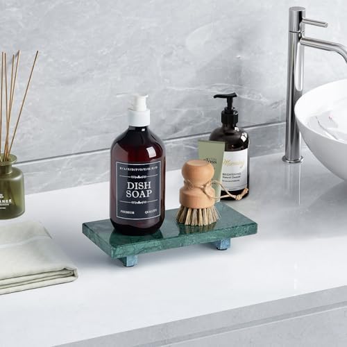 Natural Marble Tray Pedestal Stand, Stone Riser for Bathroom, Kitchen Sink - Image 4