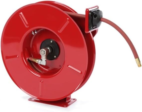 Reelcraft 7850 OLP 1/2-Inch by 50-Feet Spring Driven Hose Reel for Air/Water