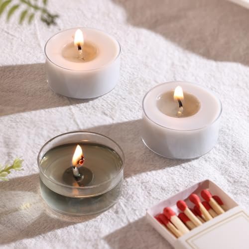 Jasmine Scented Tea Lights Candles 16 Pack - Image 3