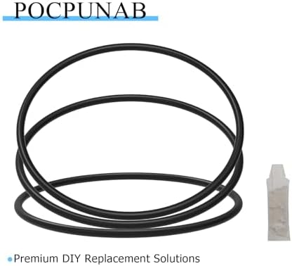 SPX1500P Pool Pump O-Ring Compatible with Hayward Above Ground Pump Strainer Cover Gasket for PowerFlo O Rings Replacement for TurboFlo with 5 Grams Grease, 3 Pack