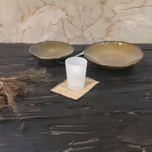 WGV Frosted Tea Light Votive Candle Holder 2.2x2.75, Tiny Utility Cylinder Glass Vase, Small Planter Terrarium for Home Accent Decor, 1 Pc - Image 6
