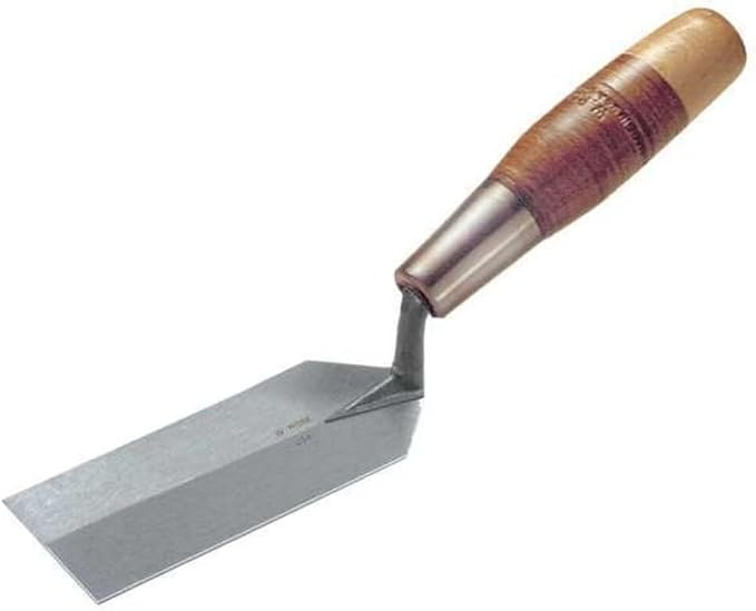 Kraft Tool Brick Trowel,Margin,2 x 5 in,Steel RO58-5L - 1 Each