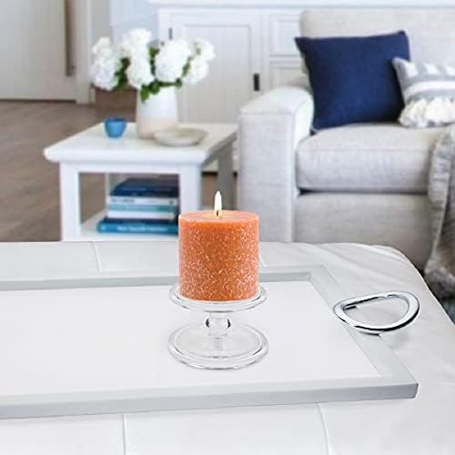 Root Candles Unscented Pillar Candles Beeswax Enhanced Textured Timberline™ Pillar Candle, 3 x 3-Inch, Rust - Image 6