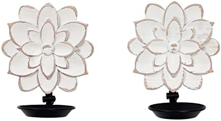 SOFE Farmhouse Candle Sconces Set of Two, Handmade Distressed Finish - Image 6