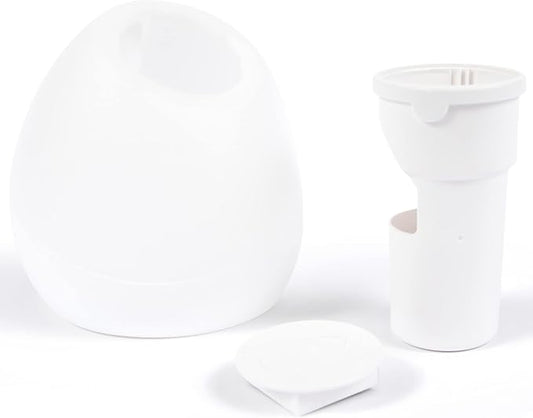Gardyn Vase Complete Kit - Cauliflower White | Designed for use with Gardyn hydroponics growing system kits & vertical garden hydroponic gardens, indoor plants