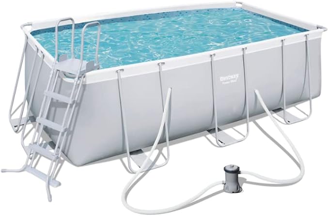 Bestway Rigid rectangular pool "Iseo" Large 412x201x122H cm - 69 kg