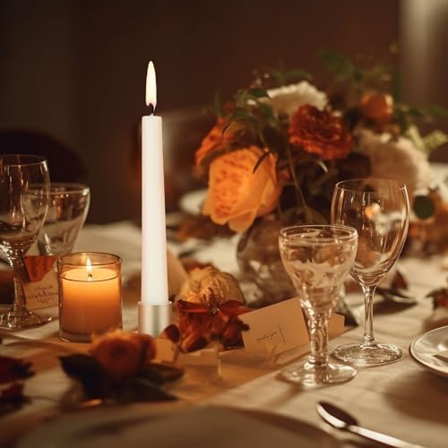 FoldTier 24 Pcs Bronze Taper Candle Holders Bulk for 0.98 Inch Pillar - Image 2