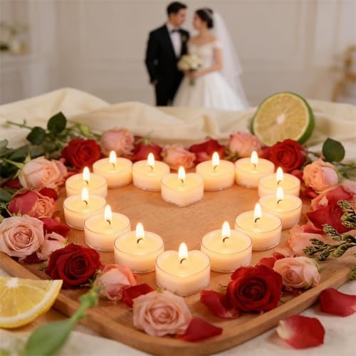 Tea Lights Candles, Votive Candles Bulk 100 Pack, 4 Hour - Image 5
