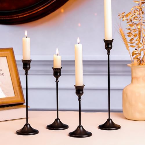 Candlestick Holders, Black Taper Candle Holders 12 Pack for Table Decor - Image 5