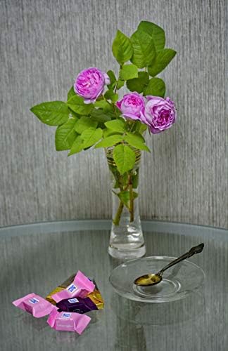 WGV Unique Bouquet Vase, 5" W, 12" H, Clear Glass Tall Floral with Flared Oval Opening, Centerpiece, Home Wedding Event Decor, 1 Piece (VCK0912) - Image 5