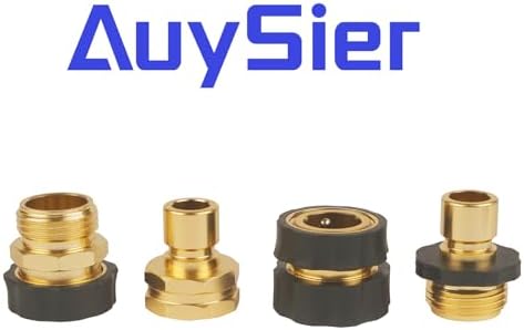 Garden Hose Quick Connect Fittings, Large Flow 3/4" Male and Female Adapter Quick Release Connector for Garden Hoses, Faucet, Sprinklers, Spray (10 pcs Set) - Image 5