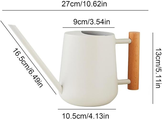 Watering Can Indoor Plants, 30oz/900ml Small Plant Watering Can with Long Spout, Stainless Steel Garden Watering Cans Outdoor Watering Pot for Indoor House Plants Bonsai Flower Decorative