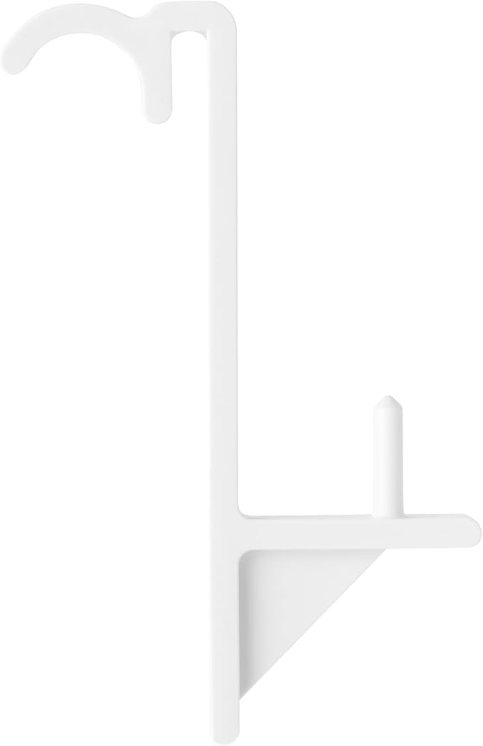Vertical Growing Clip, White, Small, 30 Count, UV Resistant