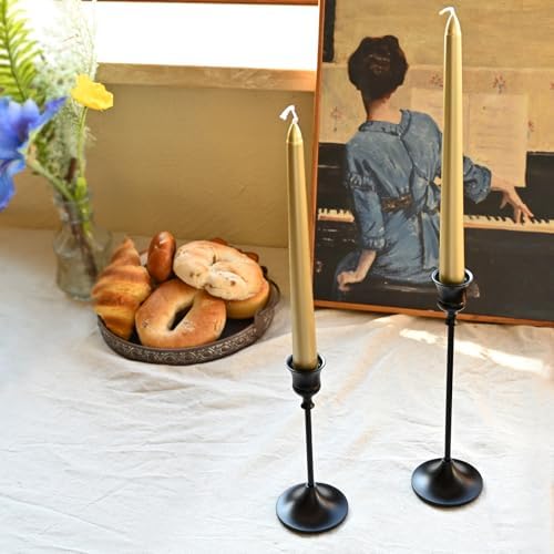 Candlestick Holders Black, 12 Packs Taper Candle Holder for Candlesticks, Candle Sticks Holder Decor for Home Decor - Image 2