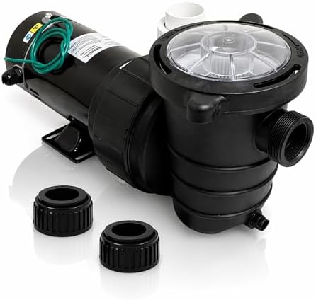 Half Off Ponds 4,500 GPH Pool and Garden Pond Pump, 3/4 HP | Energy-efficient 3/4 HP pump, 4500 GPH, quiet heavy-duty motor, thermal protection, includes oversized basket