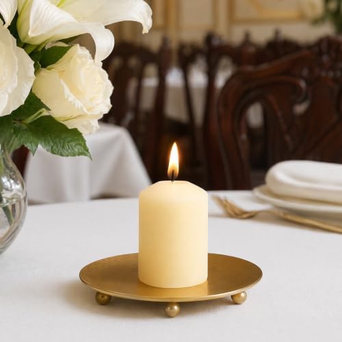 DEYBBY White Beeswax Votive Candles 8 Hours Burn Unscented Candles 12 Pcs - Image 5