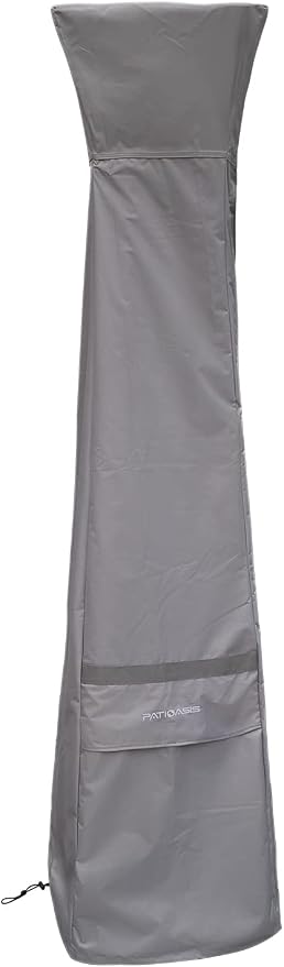 Ouside Heater Cover Waterproof, Standing Patio Heater Covers with Zipper 89 inch High Waterproof UV-Resistant 600D Ripproof Fire Sense Outdoor Heater Cover
