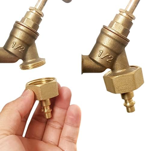 RV Winterize Sprinkler Systems Blowout Plug Quick Connect Air Compressor 1/4" Adapter | Fits Garden Hose 3/4" Threading Water Blowout Adapter Fitting for RV, Camper and Sprinkler Systems - Image 4