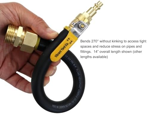Vibrant Yard Co. LLC RV Winterization Blowout Adapter, M2M, 13 Inch - Image 6