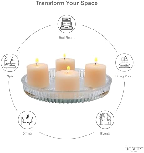 Hosley Set of 72 Unscented Ivory Votive Candles – Bulk Pack, Clean-Burning, Long-Lasting 10-12 Hour Burn Time – Ideal for Weddings, Home Décor, Spa, and Events - Image 7
