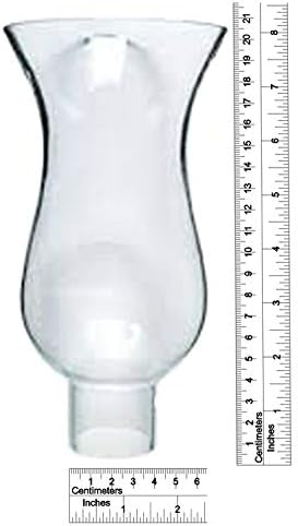 B&P Lamp® Medium Royal Craft 1 5/8" X 8 1/4" Clear Hurricane Shade - Image 3