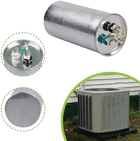 473731Z Heat Pump Dual Run Capacitor 80+7.5 uF 440V AC 50/60Hz | Replacement Capacitor Compatible with Pentair UltraTemp Pool Spa Heat Pump,Heat Resistant and Easy Installation