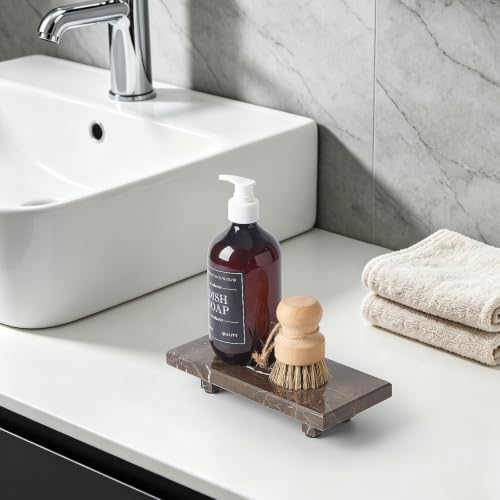 Natural Marble Tray Pedestal Stand, Stone Riser for Bathroom, Kitchen Sink - Image 4