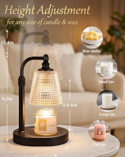 Candle Warmer Lamp with Timer Birthday Gifts for Women,Black - Image 3